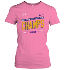 LSU Tigers College Football Playoff 2019 Peach Bowl Champions Locker Room Women's T-Shirt - KnowlegdeTee