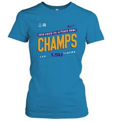 LSU Tigers College Football Playoff 2019 Peach Bowl Champions Locker Room Women's T-Shirt - KnowlegdeTee