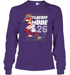 Damien Williams Playoff Mode Chiefs Shirt Long Sleeve T-Shirt - KnowlegdeTee