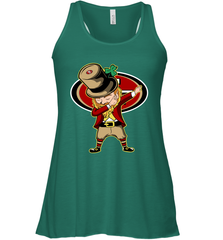 Irish dabbing San Francisco 49ers Racerback Tank - KnowlegdeTee
