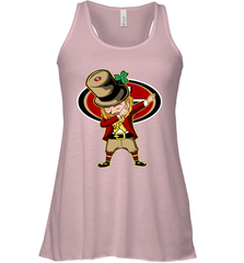 Irish dabbing San Francisco 49ers Racerback Tank - KnowlegdeTee