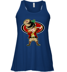 Irish dabbing San Francisco 49ers Racerback Tank - KnowlegdeTee