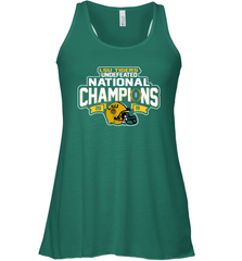 LSU Tigers Blue 84 College Football Playoff 2019 National Champions Dyed Football Racerback Tank - KnowlegdeTee