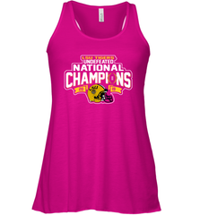 LSU Tigers Blue 84 College Football Playoff 2019 National Champions Dyed Football Racerback Tank - KnowlegdeTee