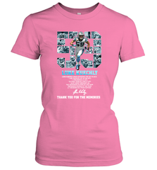 Luke Kuechly Thank You For The Memories Shirt Women's T-Shirt - KnowlegdeTee