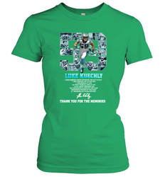Luke Kuechly Thank You For The Memories Shirt Women's T-Shirt - KnowlegdeTee