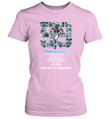 Luke Kuechly Thank You For The Memories Shirt Women's T-Shirt - KnowlegdeTee