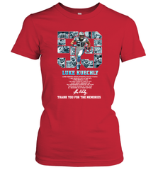 Luke Kuechly Thank You For The Memories Shirt Women's T-Shirt - KnowlegdeTee