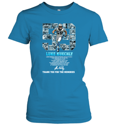 Luke Kuechly Thank You For The Memories Shirt Women's T-Shirt - KnowlegdeTee