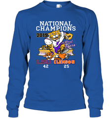LSU Tigers College Football Playoff 2019 National Champions Score Long Sleeve T-Shirt - KnowlegdeTee