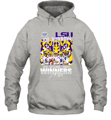 LSU Joe Burrow 2019 Heisman Trophy Winners Signature Shirt Hoodie - KnowlegdeTee