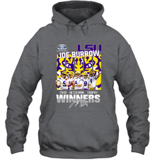 LSU Joe Burrow 2019 Heisman Trophy Winners Signature Shirt Hoodie - KnowlegdeTee
