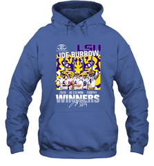 LSU Joe Burrow 2019 Heisman Trophy Winners Signature Shirt Hoodie - KnowlegdeTee