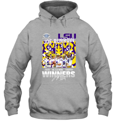 LSU Joe Burrow 2019 Heisman Trophy Winners Signature Shirt Hoodie - KnowlegdeTee