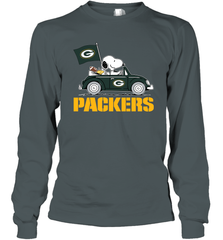 Snoopy And Woodstock Ride The Green Bay Packers Car NFL Shirts Long Sleeve T-Shirt - KnowlegdeTee