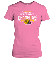 LSU Tigers Blue 84 College Football Playoff 2019 National Champions Dyed Football Women's T-Shirt - KnowlegdeTee