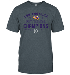 LSU Tigers Blue 84 College Football Playoff 2019 National Champions French Terry T-Shirt - KnowlegdeTee