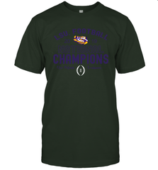 LSU Tigers Blue 84 College Football Playoff 2019 National Champions French Terry T-Shirt - KnowlegdeTee