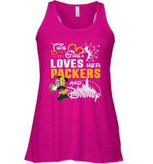 This Girl Loves Her Green Bay Packers And Mickey Disney Fan Mashup Racerback Tank - KnowlegdeTee