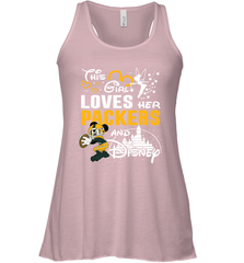This Girl Loves Her Green Bay Packers And Mickey Disney Fan Mashup Racerback Tank - KnowlegdeTee