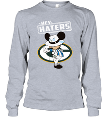 GREEN BAY PACKERS Hey Haters Mickey Mouse Long Sleeve T-Shirt - KnowlegdeTee