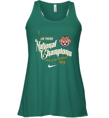 LSU Tigers College Football Playoff 2019 National Champions Celebration Racerback Tank - KnowlegdeTee