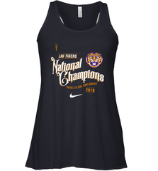 LSU Tigers College Football Playoff 2019 National Champions Celebration Racerback Tank - KnowlegdeTee