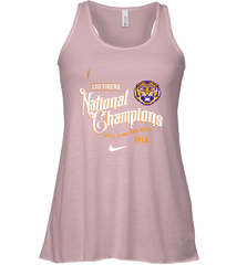 LSU Tigers College Football Playoff 2019 National Champions Celebration Racerback Tank - KnowlegdeTee