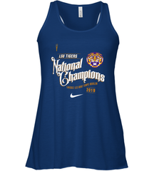 LSU Tigers College Football Playoff 2019 National Champions Celebration Racerback Tank - KnowlegdeTee