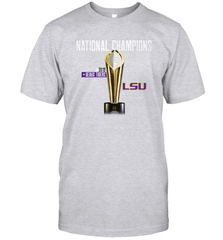 LSU Tigers College Football Playoff 2019 National Champions Trophy T-Shirt - KnowlegdeTee
