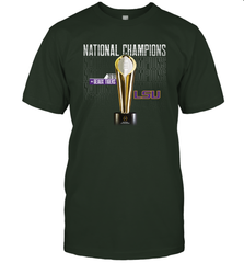 LSU Tigers College Football Playoff 2019 National Champions Trophy T-Shirt - KnowlegdeTee