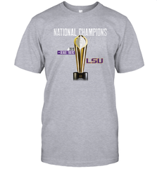 LSU Tigers College Football Playoff 2019 National Champions Trophy T-Shirt - KnowlegdeTee