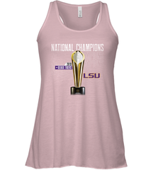 LSU Tigers College Football Playoff 2019 National Champions Trophy Racerback Tank - KnowlegdeTee