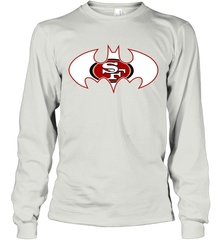 We Are The San Francisco 49ers Batman NFL Mashup = Long Sleeve T-Shirt - KnowlegdeTee