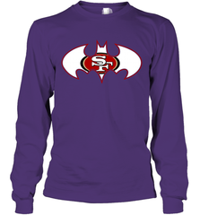 We Are The San Francisco 49ers Batman NFL Mashup = Long Sleeve T-Shirt - KnowlegdeTee
