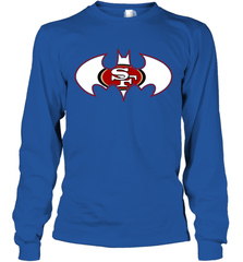 We Are The San Francisco 49ers Batman NFL Mashup = Long Sleeve T-Shirt - KnowlegdeTee
