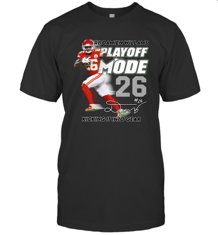 Damien Williams Playoff Mode Chiefs Shirt T-Shirt - KnowlegdeTee