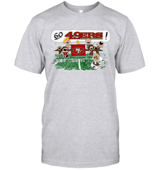 The Peanuts Cheering Go Snoopy San Francisco 49ers T-Shirt - KnowlegdeTee