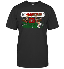 The Peanuts Cheering Go Snoopy San Francisco 49ers T-Shirt - KnowlegdeTee