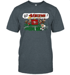The Peanuts Cheering Go Snoopy San Francisco 49ers T-Shirt - KnowlegdeTee