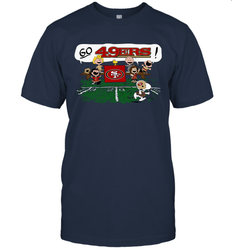 The Peanuts Cheering Go Snoopy San Francisco 49ers T-Shirt - KnowlegdeTee