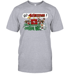 The Peanuts Cheering Go Snoopy San Francisco 49ers T-Shirt - KnowlegdeTee