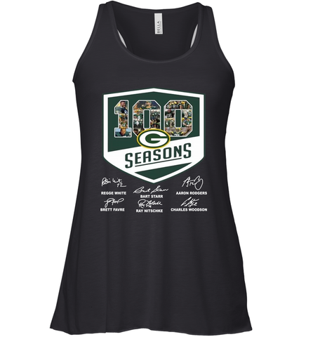 100 Seasons Of Green Bay Packers Anniversary For Fans Racerback Tank - KnowlegdeTee
