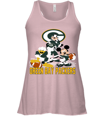 Mickey Donald Goofy Green Bay Packers Shirt Racerback Tank - KnowlegdeTee