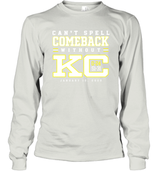 Can't Spell Comeback Without KC Kansas City Chiefs Shirt Long Sleeve T-Shirt - KnowlegdeTee