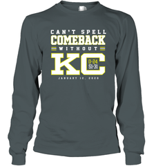 Can't Spell Comeback Without KC Kansas City Chiefs Shirt Long Sleeve T-Shirt - KnowlegdeTee