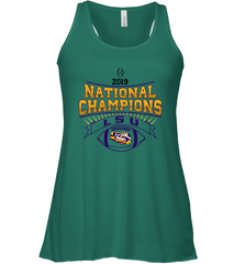 LSU Tigers College Football Playoff 2019 National Champions Racerback Tank - KnowlegdeTee