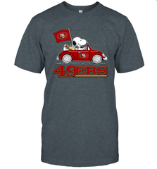 Snoopy And Woodstock Ride The San Francisco 49ers Car NFL Shirts T-Shirt - KnowlegdeTee