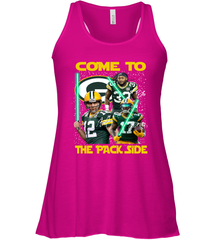 Green Bay Packers Star Wars Come to The Packer Side Faithful Playoff Racerback Tank - KnowlegdeTee