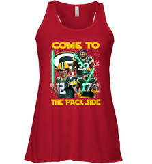 Green Bay Packers Star Wars Come to The Packer Side Faithful Playoff Racerback Tank - KnowlegdeTee